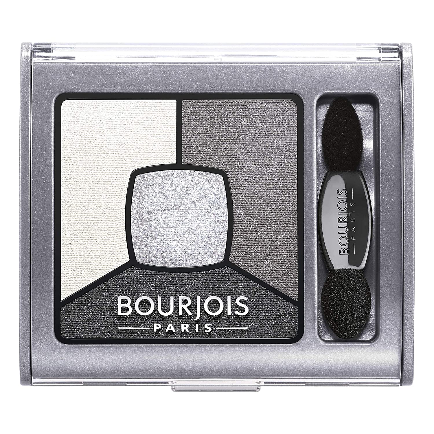 Bourjois Paris Smoky Stories Quad Eyeshadow Palette 3.5g Brilliant PRUNETTE # 15, brilliante ‎15