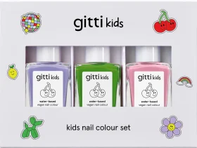 gitti nail polish set kids 3 pieces, 1 piece