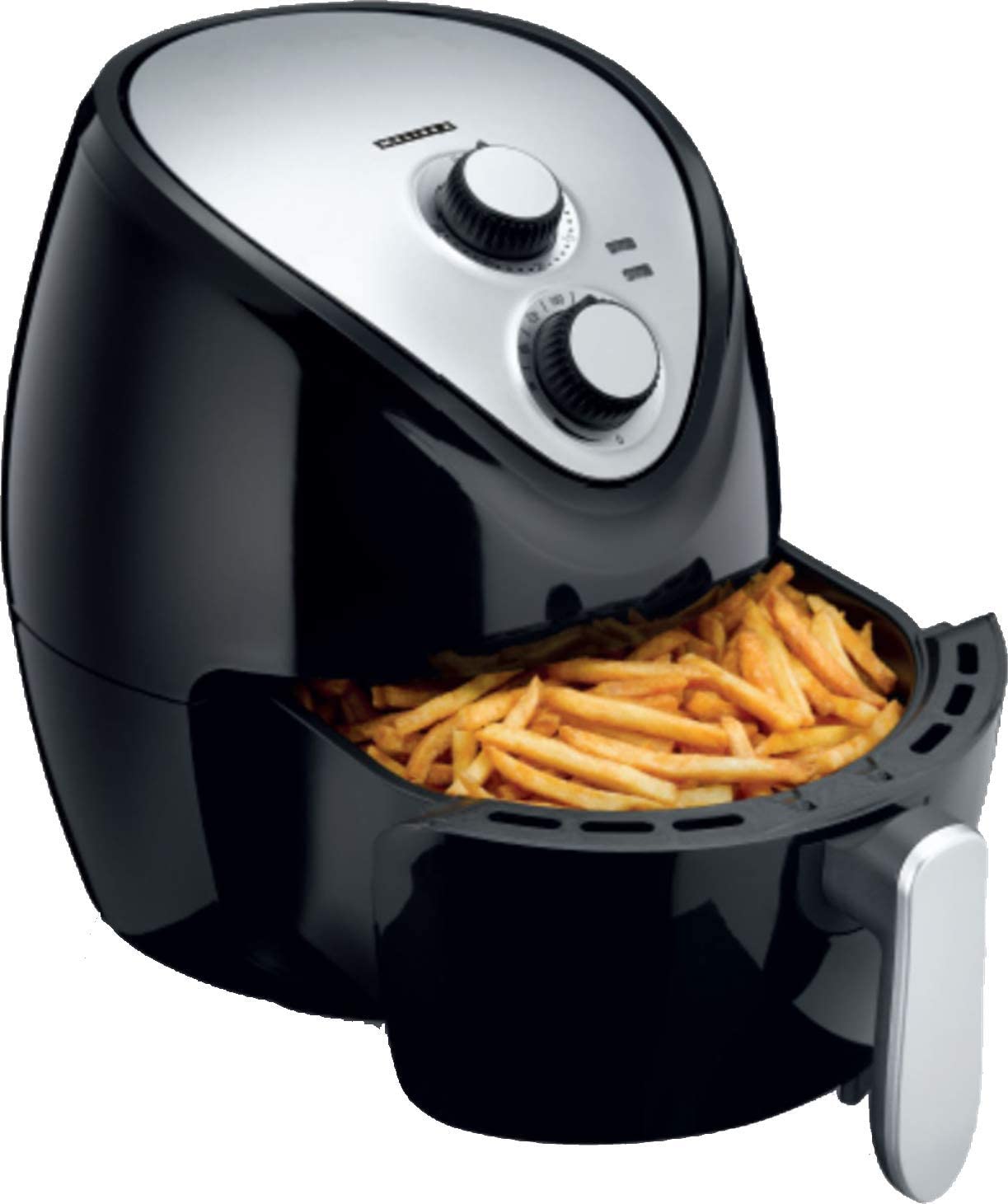 Melissa 16290038 Hot Air Fryer with Timer and Thermostat 1000 Watt 2.0 Litres Black
