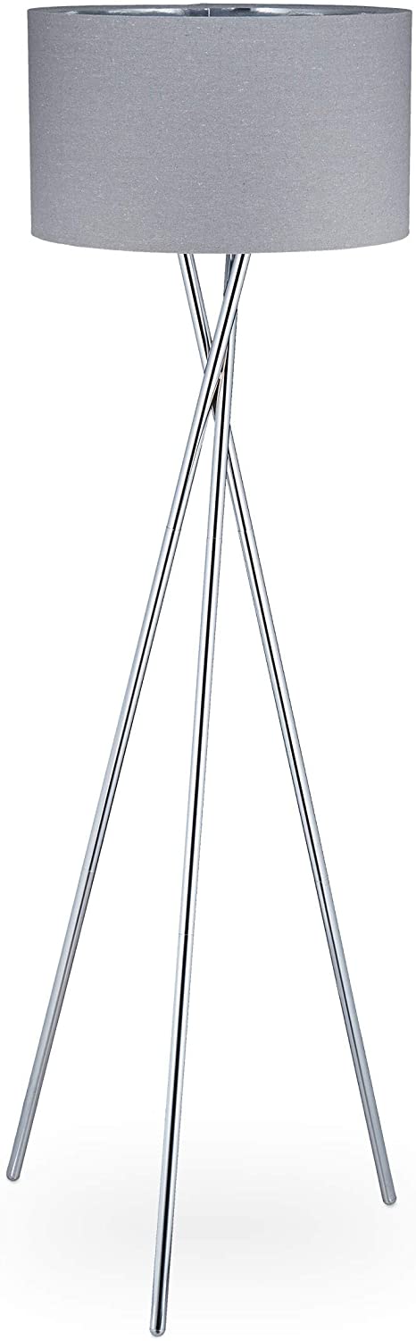 Relaxdays Tripod Lamp Decorative Lamp With Switch Indirect Light Living Roo