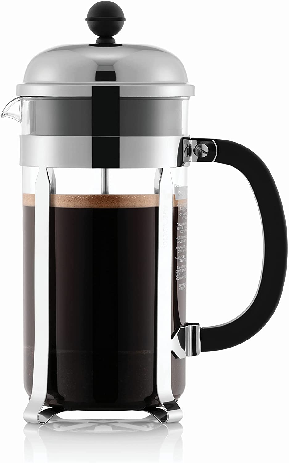 Bodum 1928-16 Chambord Coffee Maker - Stainless Steel - 8 Cup /1.0 L