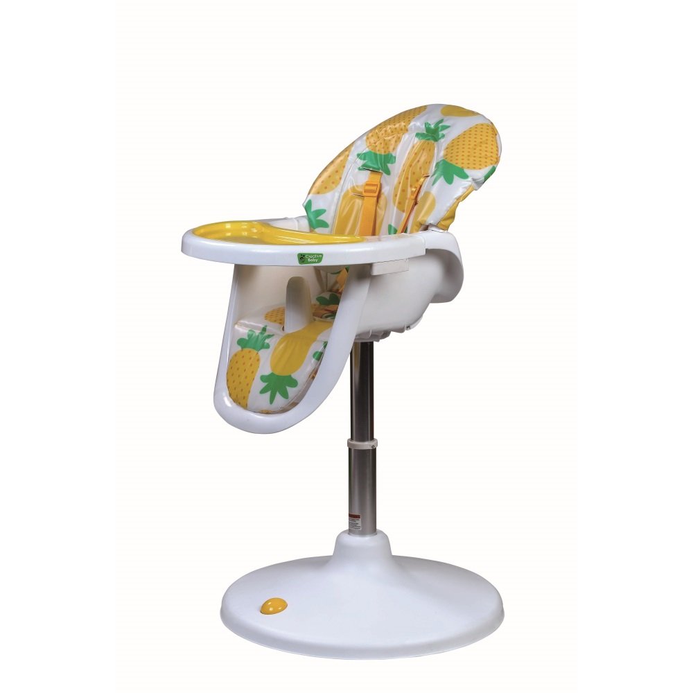 Vital Innovations CHC/03B Circle High Chair Deluxe High Chair, Brown yellow/white