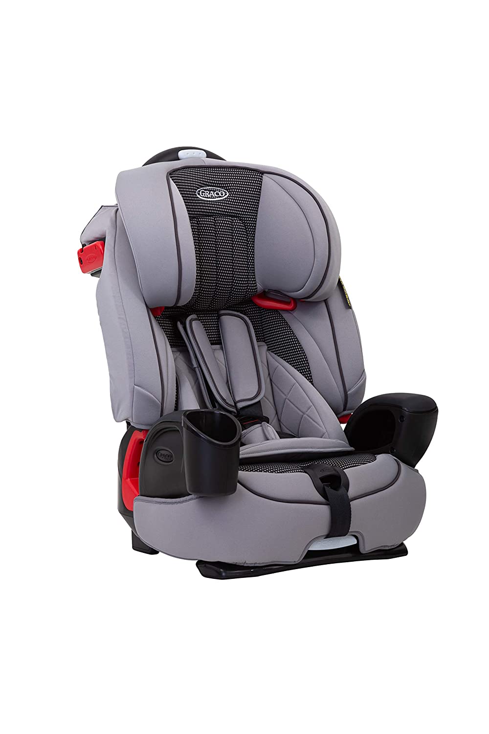Graco Nautilus Group 1/2/3 Car Booster Seat (Approx. 1 to 12 Years, 9-36 kg) - Grey