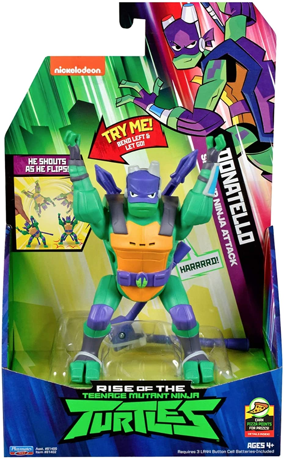 Return Of The Teenage Mutant Ninja Turtles 81402 Rotmnt Deluxe Donatello Si