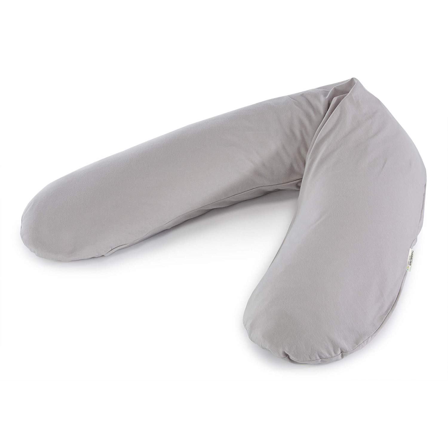 Original Theraline Nursing Pillow with Cover Jersey Grey