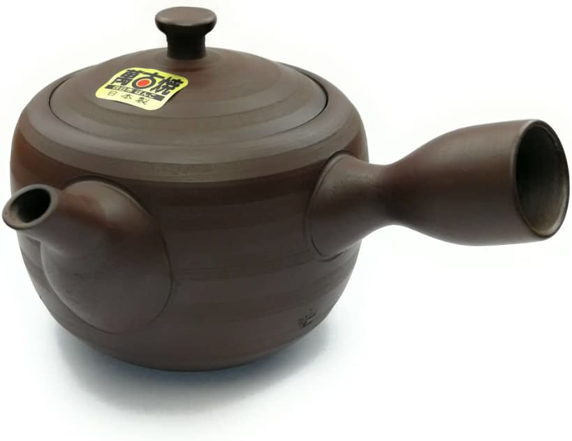 Kyusu Japanese Ceramic Teapot Brown Integrated Tea Strainer One-Handed Teapot for Green Tea Preparation