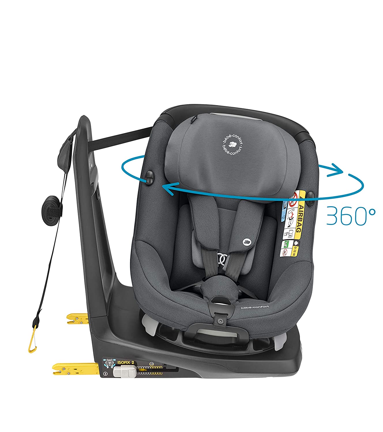 Bebe Confort Axissfix Plus Isofix Car Seat 0-18 kg 360 Degree Rotation Tilt and I-Size Approved for 0-4 Years car seat