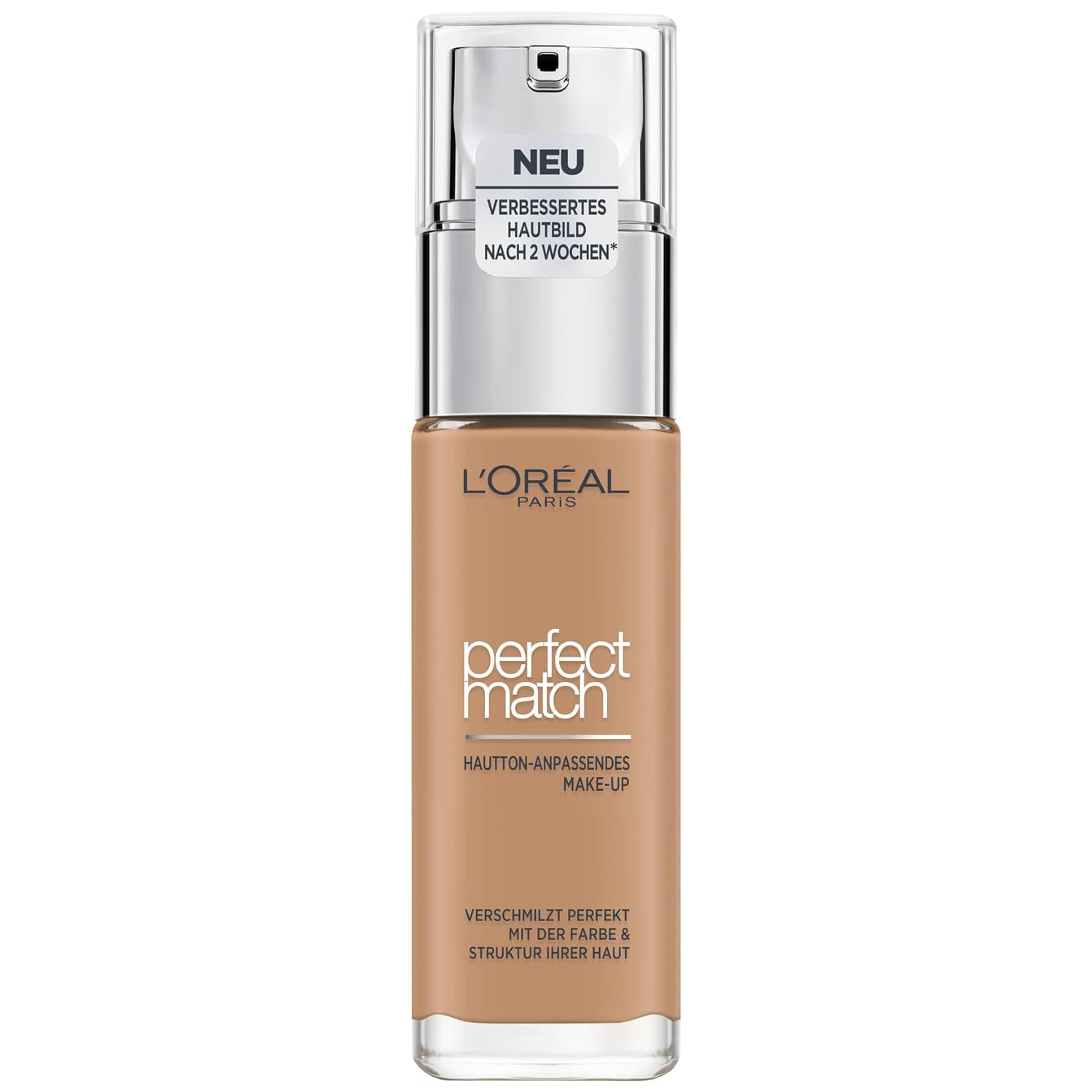 L \ 'Oréal Paris Perfect Match-Up 7.D/7.W Golden Amber, Liquid Foundation with Hyaluron and Aloe Vera, 30 ml.