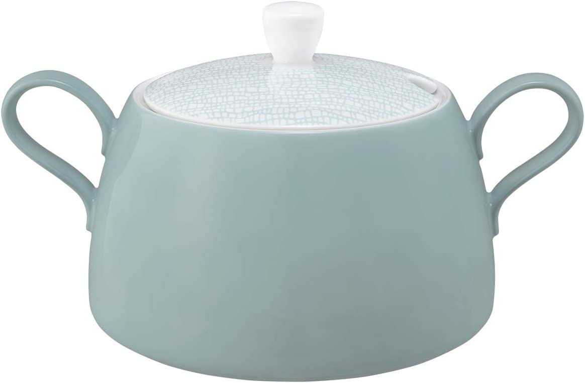 Seltmann Weiden Fashion Green Chic 001.744901 Bowl with Lid 3.0 L Turquoise / White