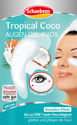 Eyes of gel pads tropical coco (1 pair), 2 hours