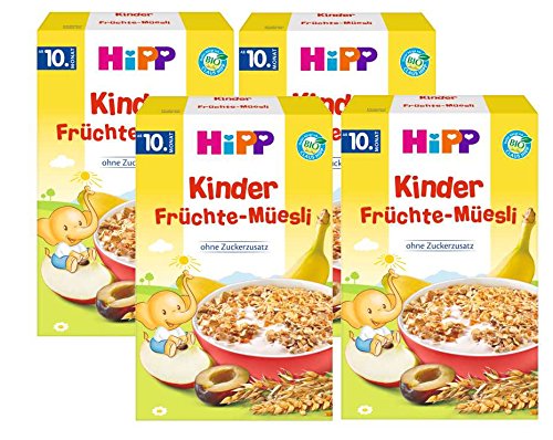 Hipp Kinder Früchte-Müesli, ab dem 10. Monat, 4er (4 x 200g)