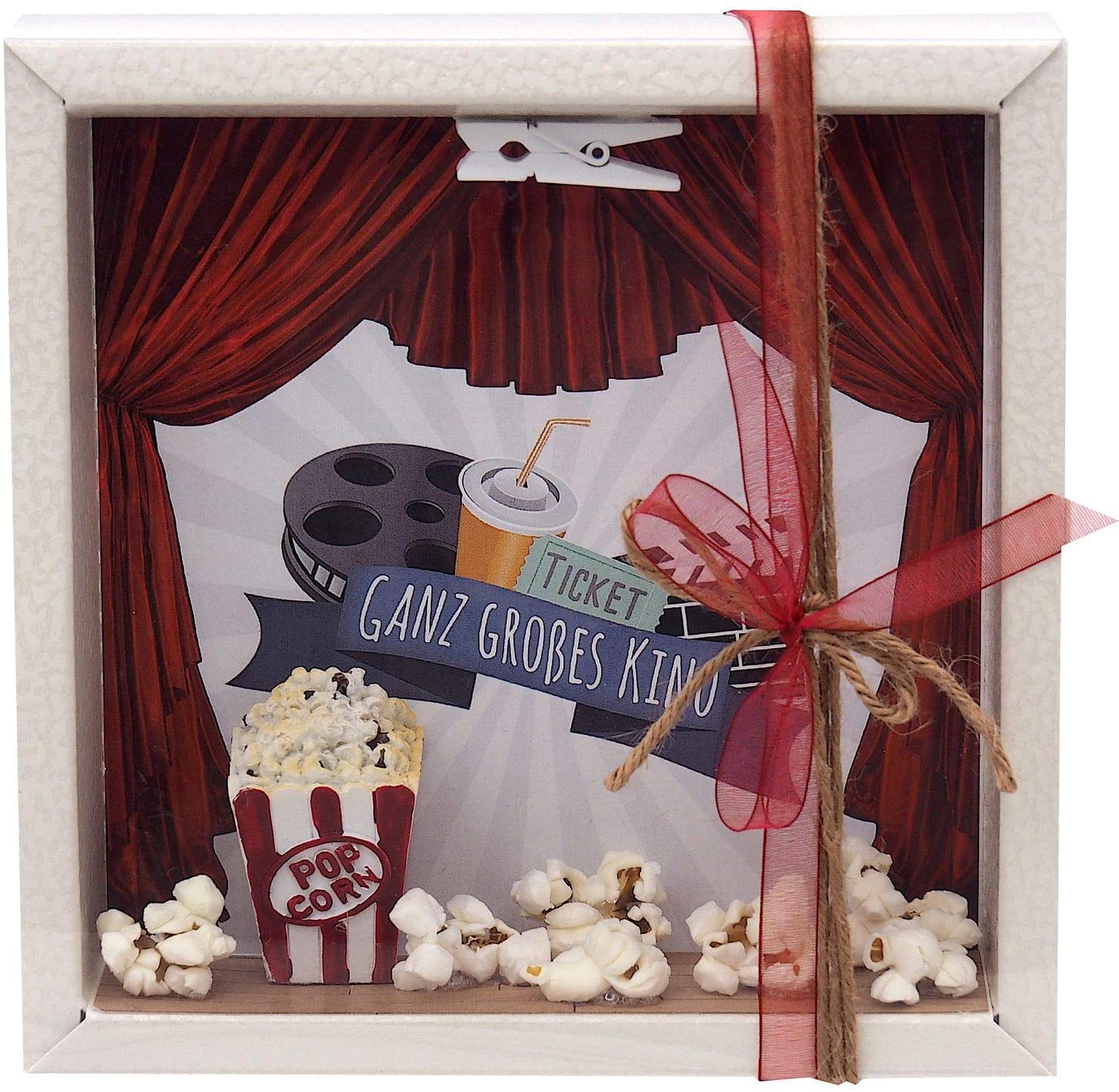 Magic Decoration Cash Gift Packaging Cinema Big Popcorn Cinema Voucher Cine