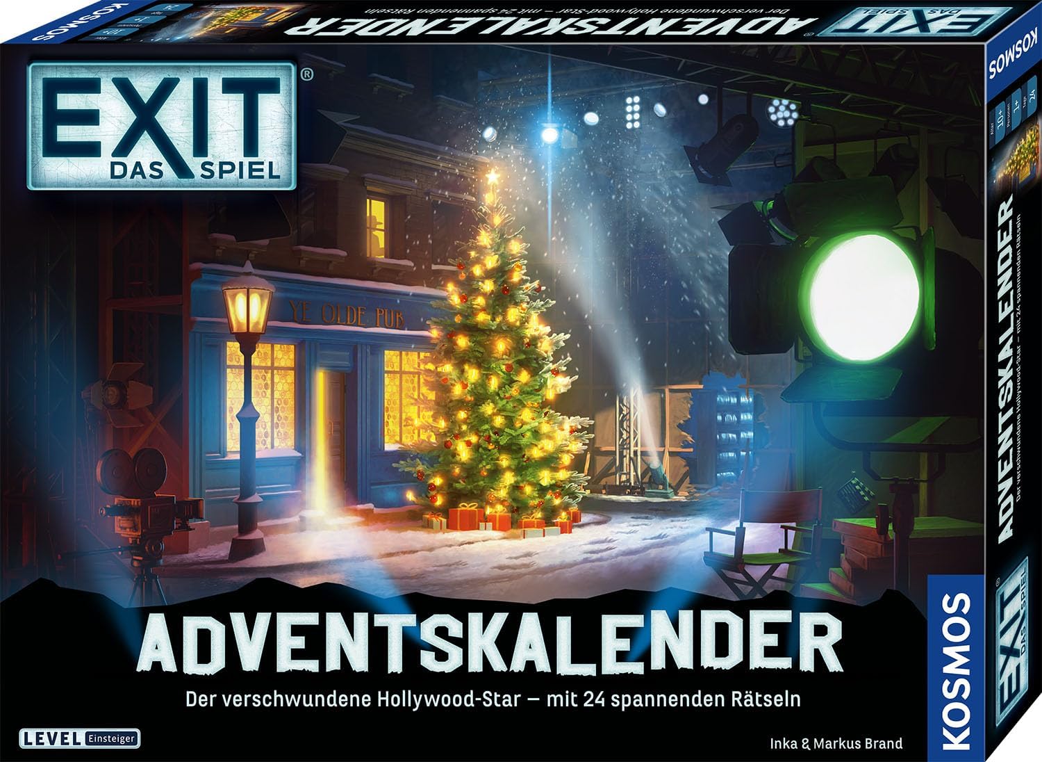 Kosmos 683702 EXIT The Game Advent Calendar: The Missing Hollywood Star, with 24 Exciting Puzzles from 10 Years, Escape Room Game Before Christmas, for Children, Teenagers and Adults