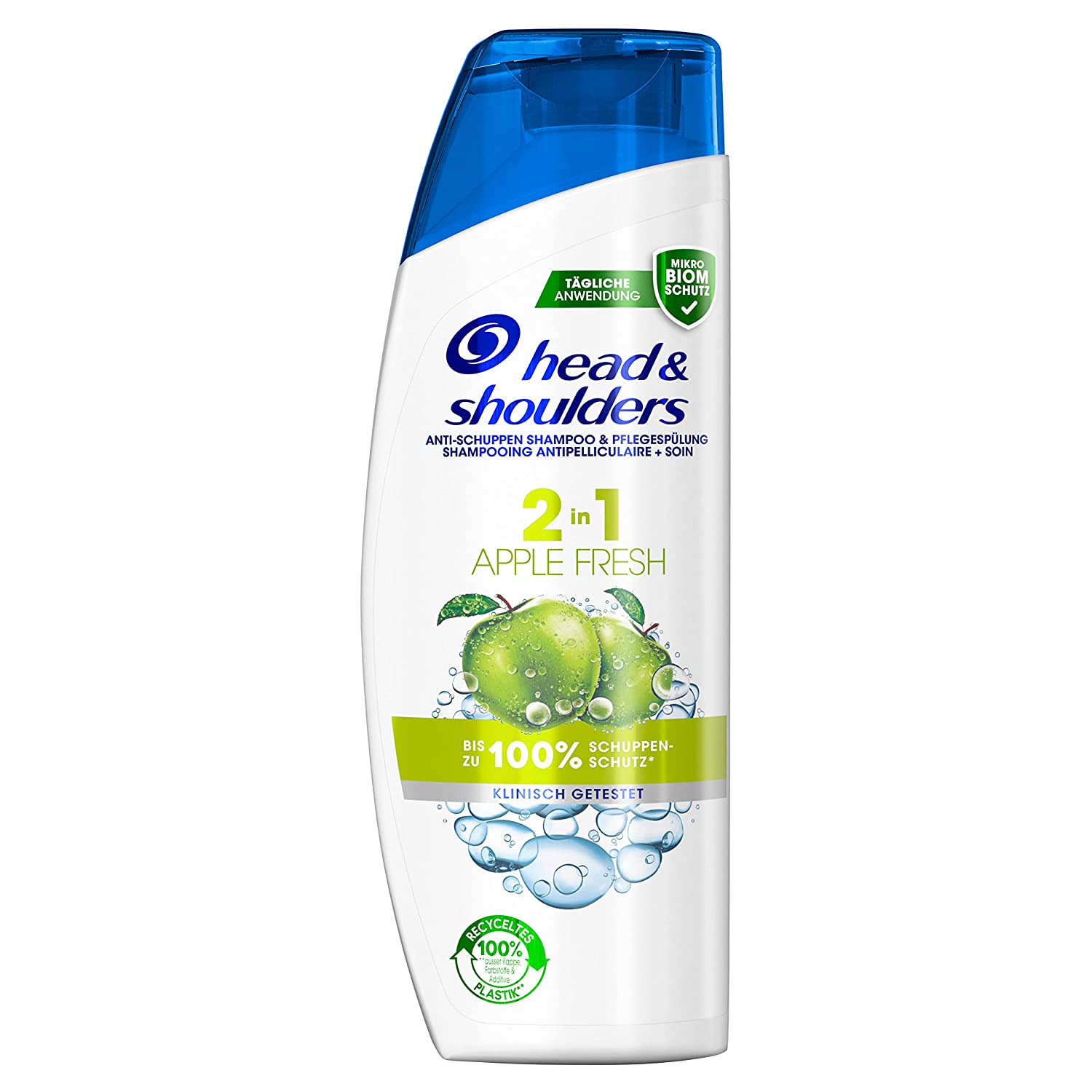 head&shoulders Head & Shoulders Apple Fresh 2-in-1 Anti-Dandruff Shampoo, Up to 100% Dandruff Protection, 250 ml, ‎white