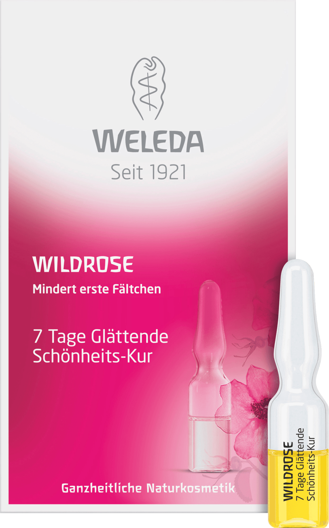 WELEDA Ampoules Wild Rose 7 Day Smoothing Beauty Treatment, 7 St