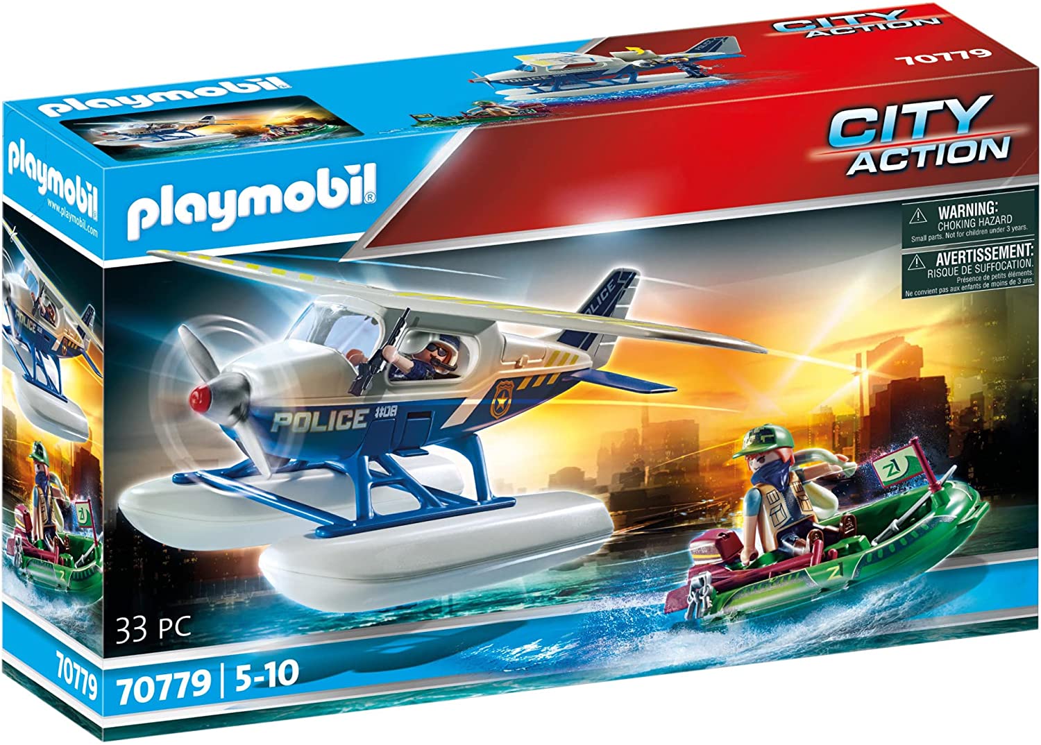 Playmobil Police Seapplane: Smugglers Chase