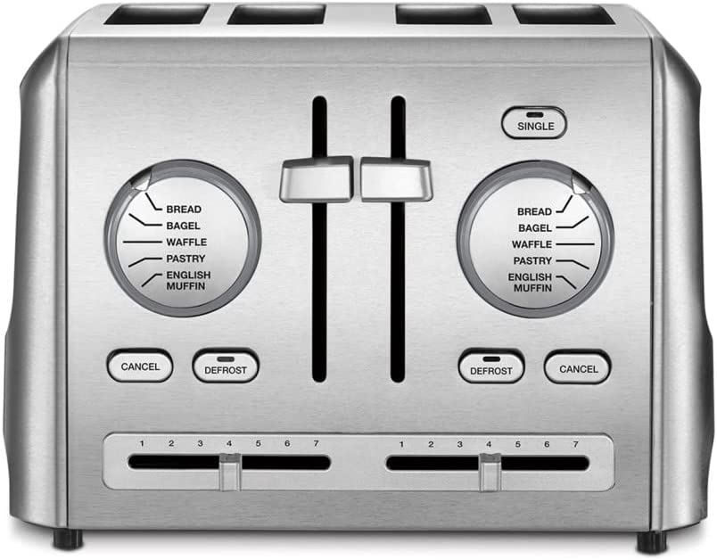 Cuisinart CPT 620 2 Slice Metal Toaster, Stainless Steel