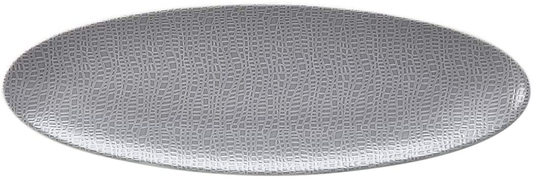 Seltmann Weiden 001.743896 Fashion Elegant Grey Serving Platter Narrow Grey