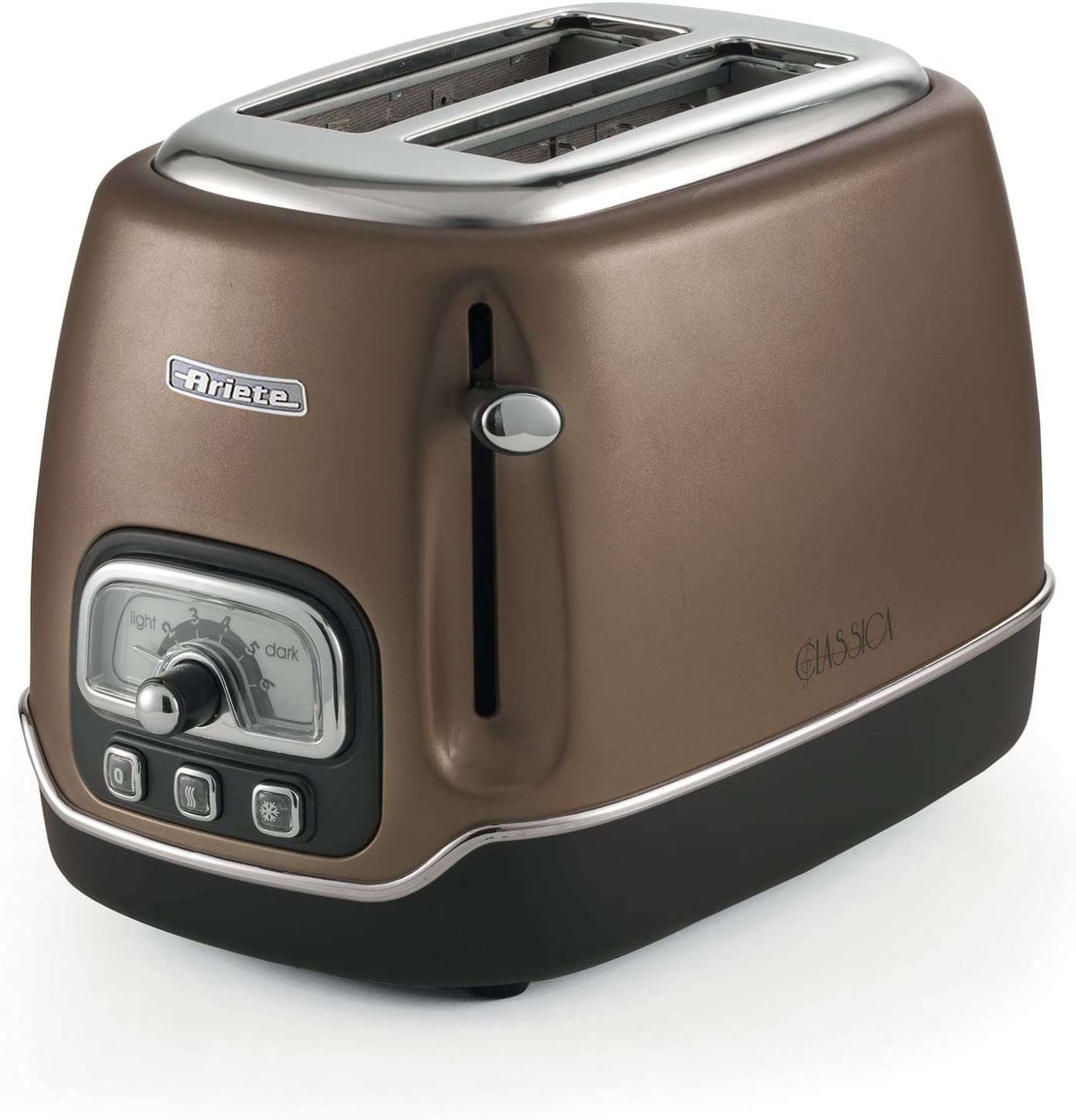 Bialetti 158BR Toaster-158BR Toaster, 815, Painted Stainless Steel, Bronze