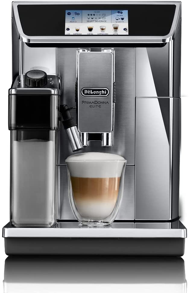 DeLonghi ECAM 656.75. MS coffee machine (autonomous, fully automatic, espresso machine, coffee and milk, coffee beans, ground coffee, latte, cappuccino, espresso, hot water, latte macchiato)