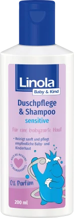 Baby shower & shampoo sensitive, 200 ml