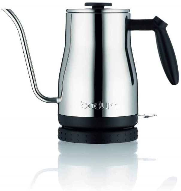 Bodum 11940-16EURO Bistro Electric Kettle, 1200, 1 Litre, Stainless Steel