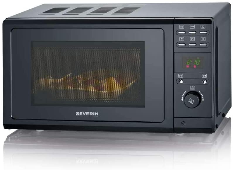 SEVERIN MW 7861 2-in-1 Microwave 700 W with Grill Function, Includes Grill 