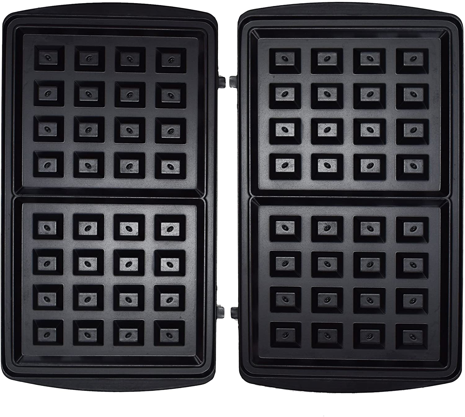 1 set of waffle plates suitable for Syntrox Chef Maker SM-1300W.