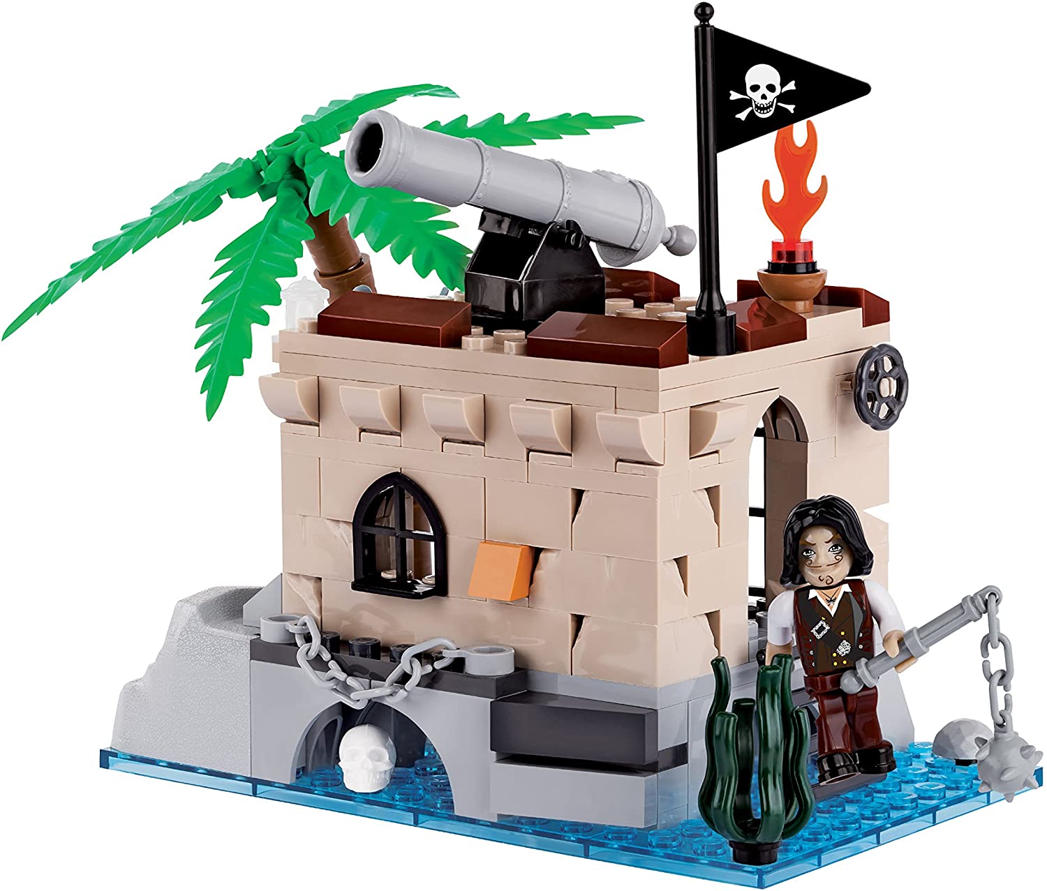 Cobi Cobi-6022 Pirates Watchtower (140 Pcs) Toys, Assorted