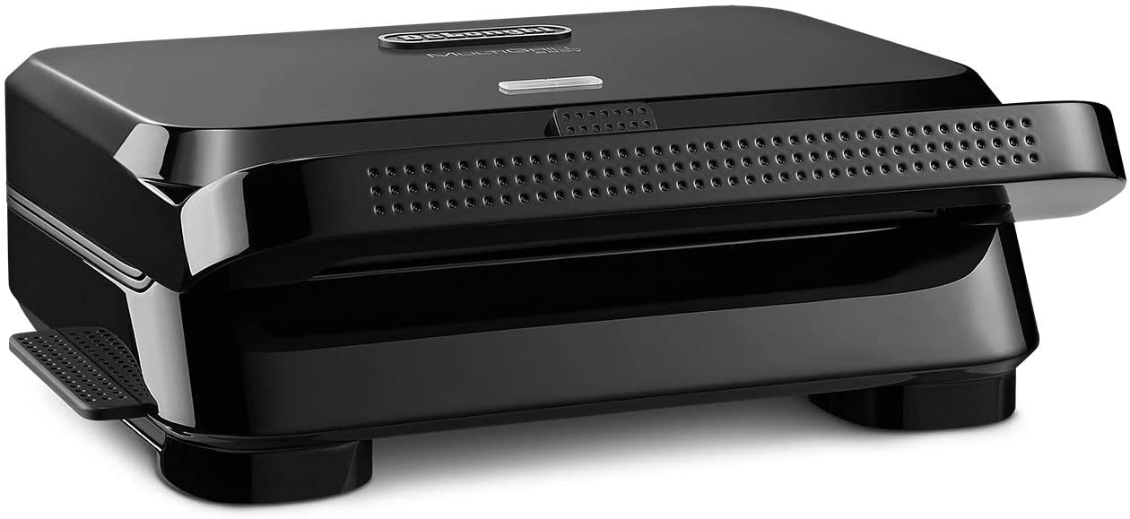 DeLonghi SW12B.BK Electric Barbecue 800 W Contact Grill Table Grid Black