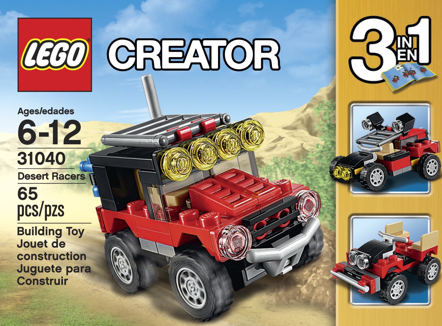 Lego Creator Desert Racers 31040 By Lego