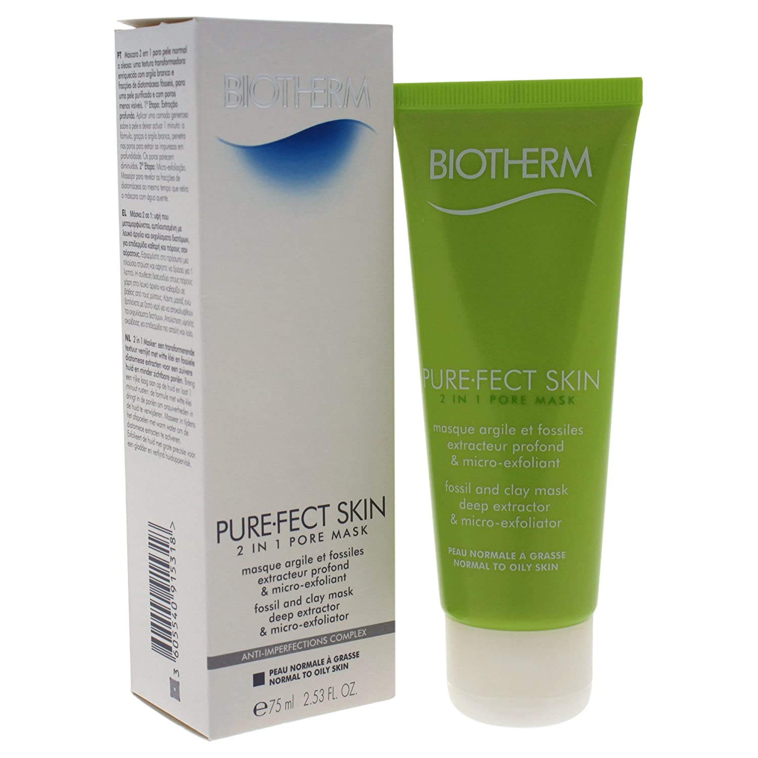 Biotherm Pure Fect Skin Women\'s 2-in-1 Mask 75 g