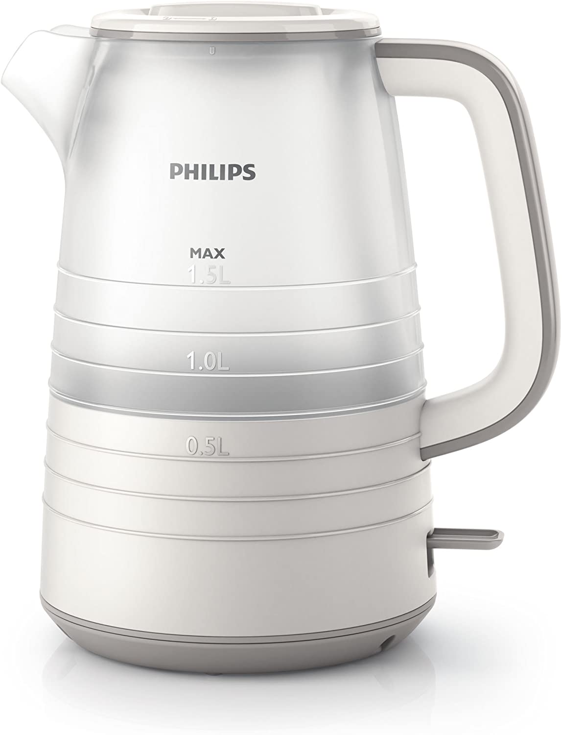 Philips HD9334/20 Kettle 2200 W 1.5 L Transparent/White