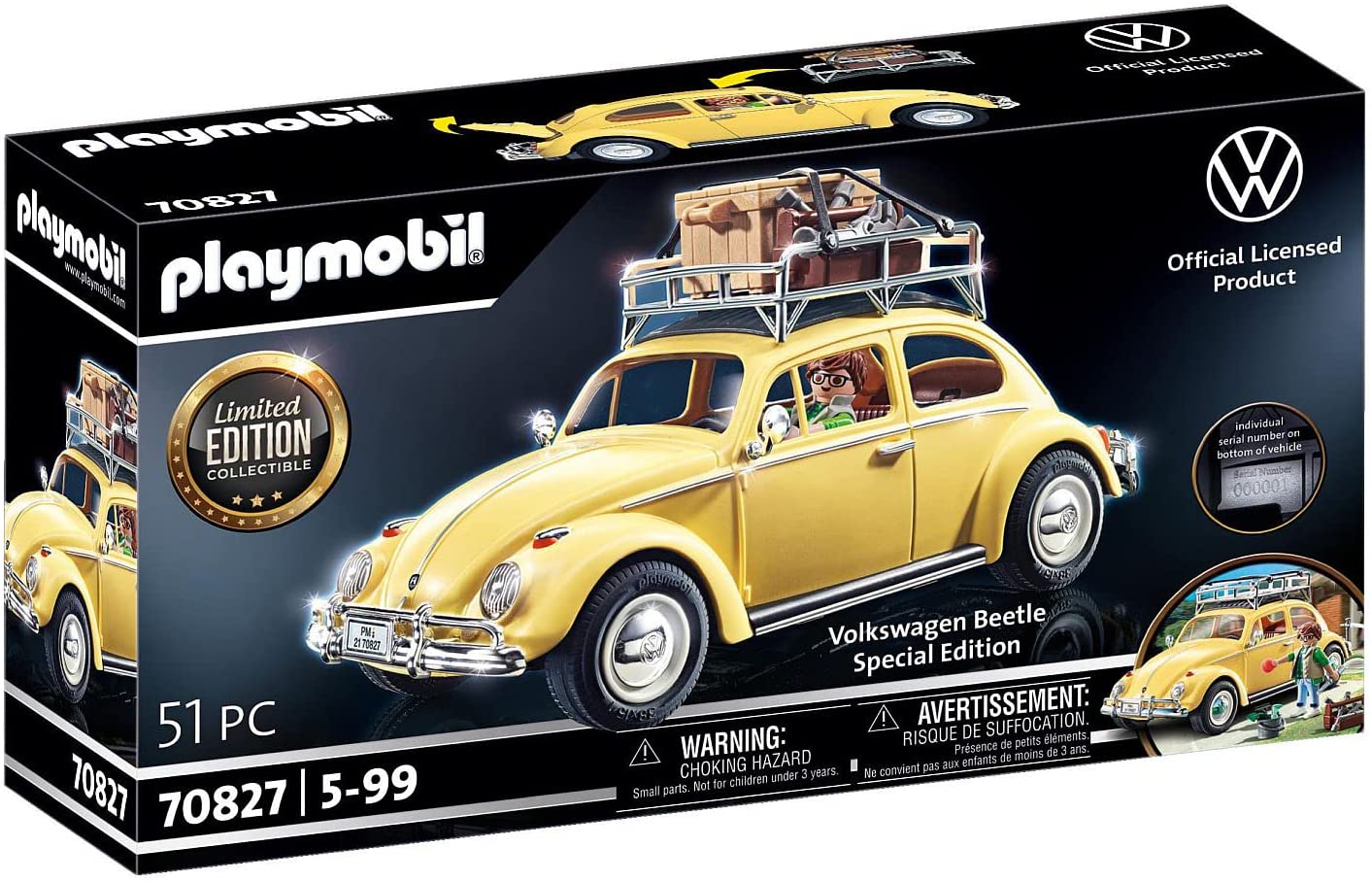 PLAYMOBIL 70827 Volkswagen, Special Edition for Fans and Collectors
