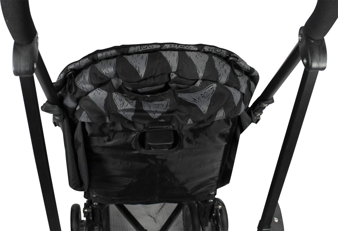 Original Dooky Footmuff 3 and 5 Point Belt e.g. for Maxi Cosi Baby Car Seat, Pushchair etc. in 2 Sizes Black Tribal