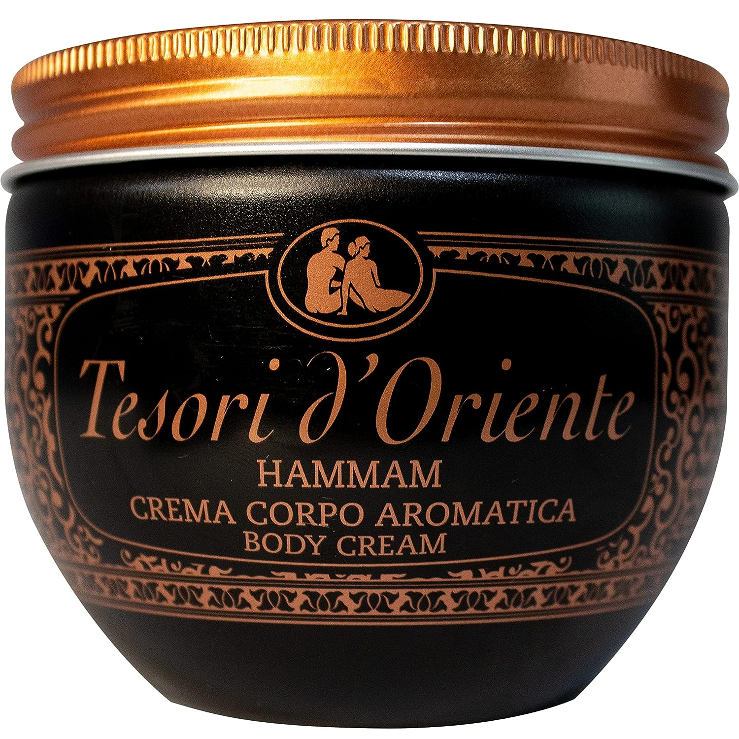 Tesori d\'Oriente Body Cream \'Hammam\', 300 ml, Aromatic Body Cream with Argan Oil and Orange Blossom, Moisturising Cream for Body Care, Wellness Ritual for Body & Senses