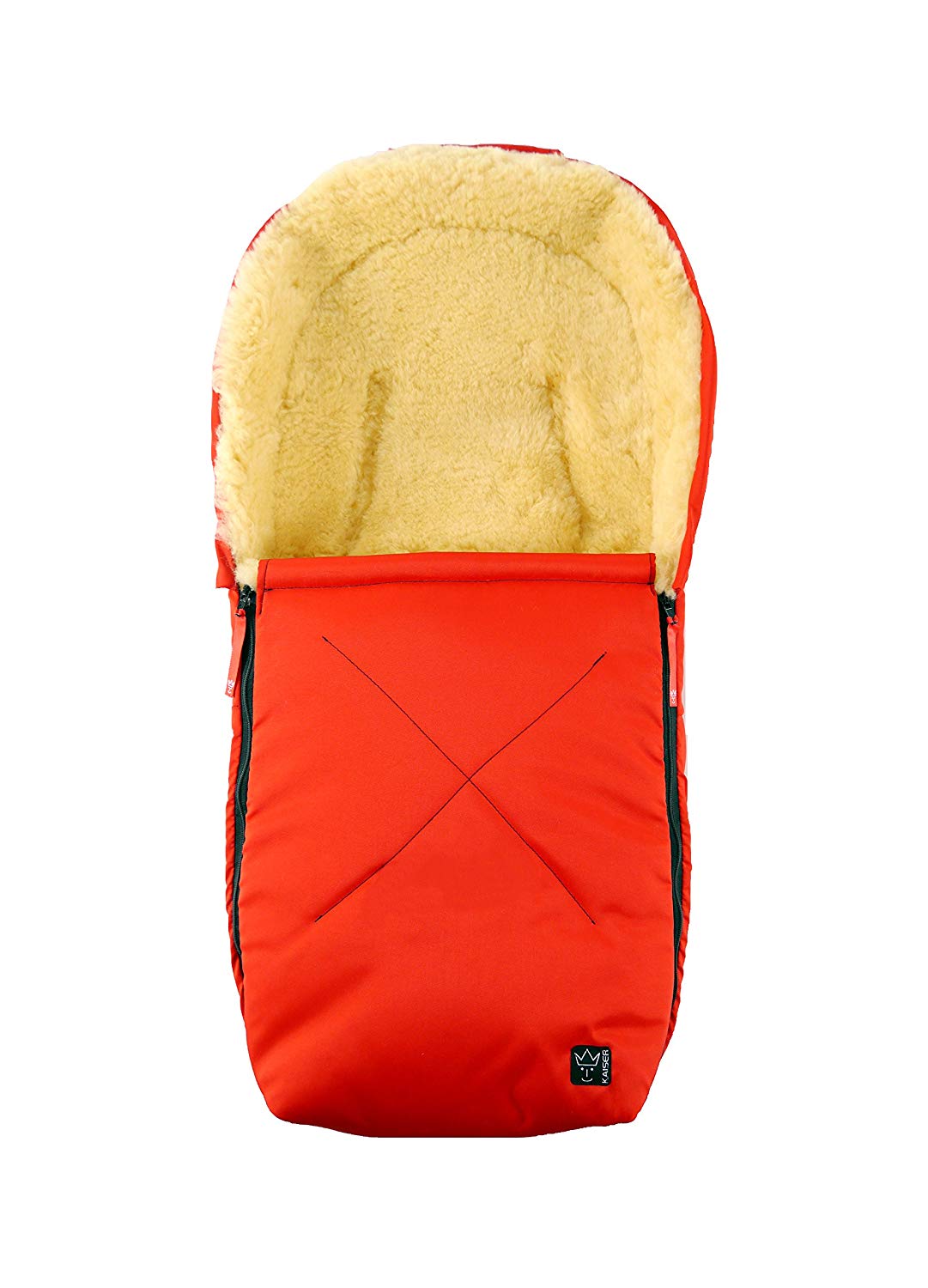 Kaiser Sheepskin Cuddle Bag Emma  Red