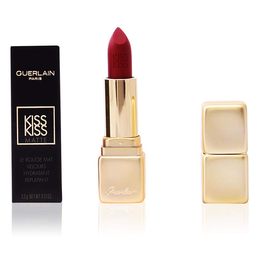 Guerlain KissKiss Matte Lipstick Hot Coral M348 4g