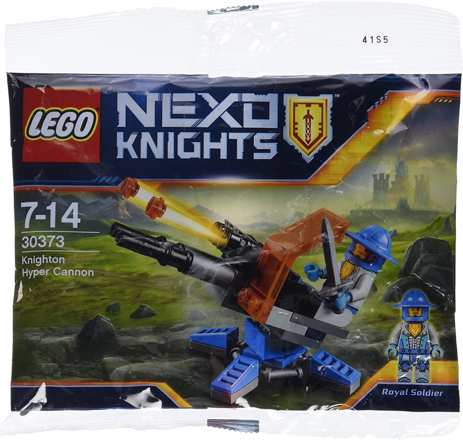 LEGO Nexo Knights 30373 Knighton Hyper Cannon and Royal Knight (Polybag)