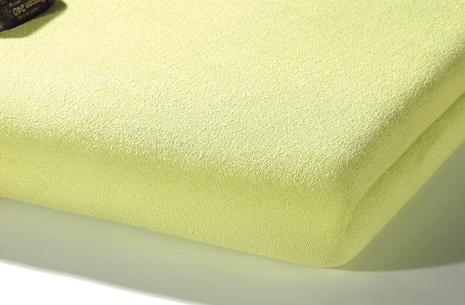 Alvi Fitted Sheet Terry Towel Lime Green 70 x 140 cm