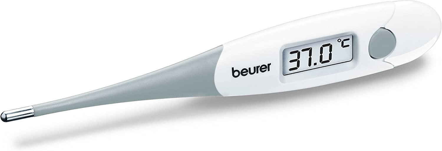 Beurer FT 15/1 Fever Thermometer, White / Grey