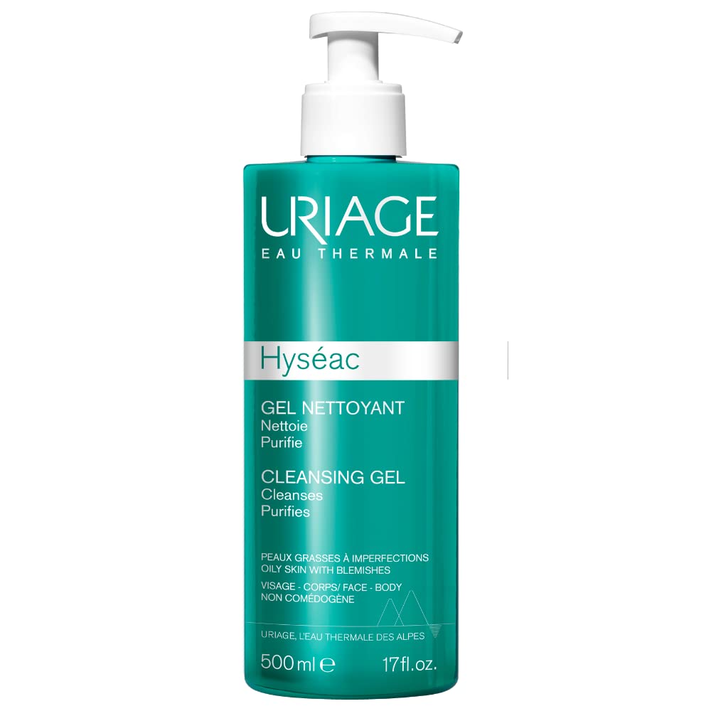 Uriage Hyseac Gel Cleanser 500ml, color ‎no