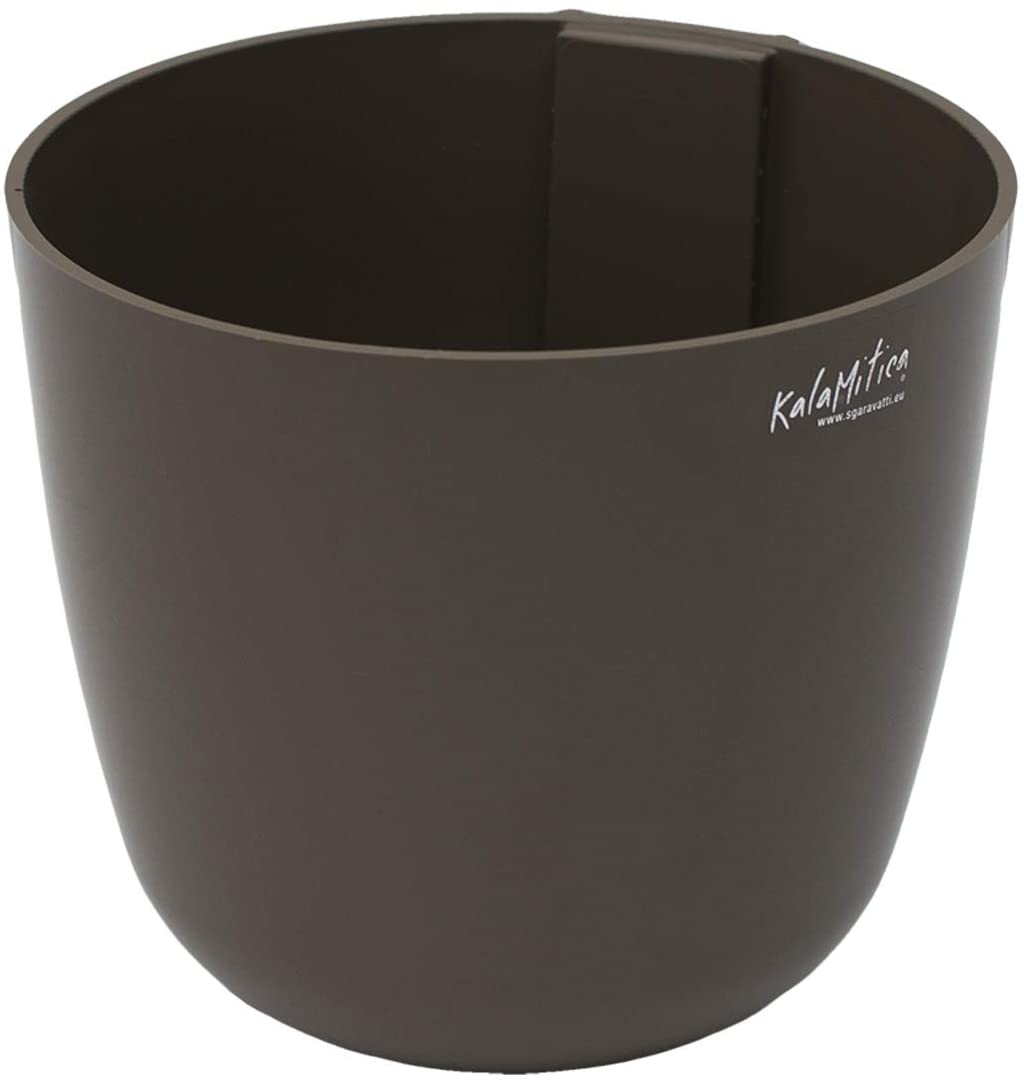 Kalamitica 14 Cm Diameter Boule Magnetic Pot - Brown