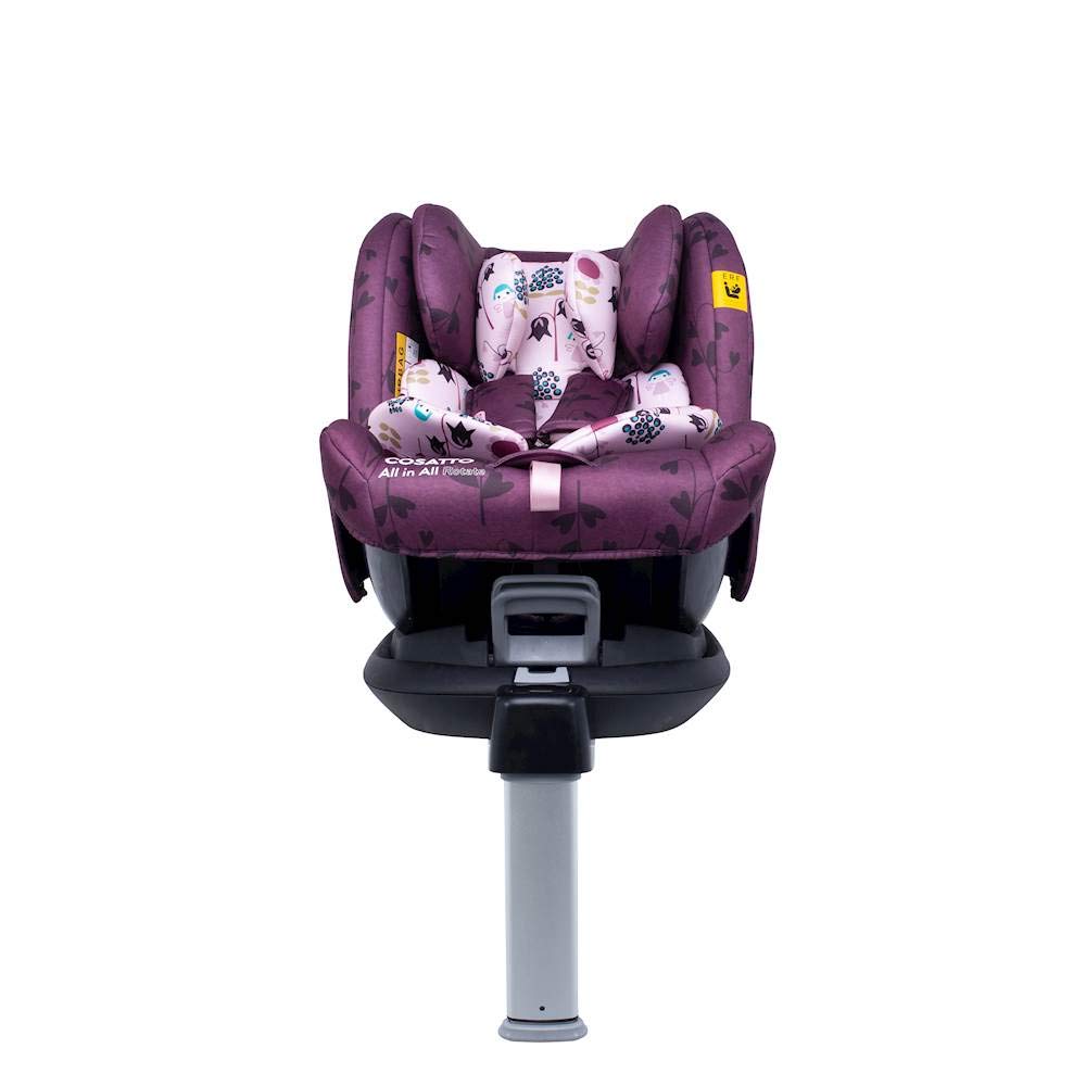 Cosatto All in All Rotate Baby to Child Car Seat - Group 0+123, 0-36 kg, 0-12 years, ISOFIX, Extended Rear Facing, Anti-Escape, Easy Access (Fairy Garden)