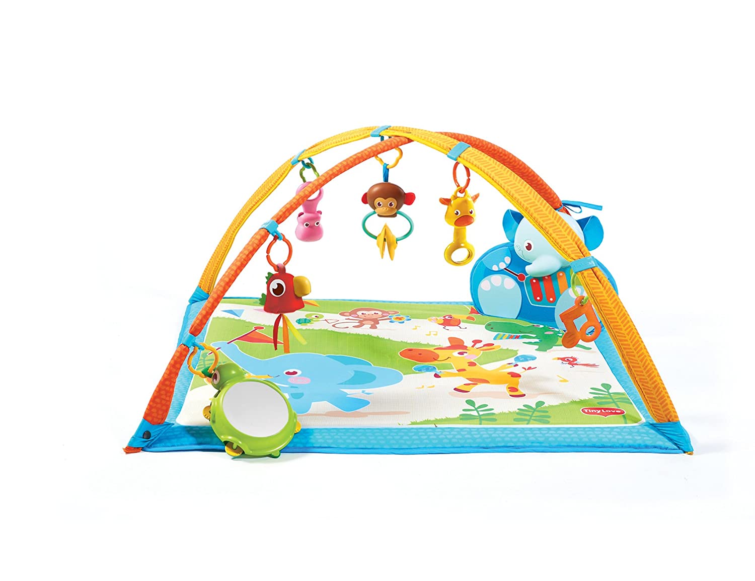 Tiny Love Gymini My Musical Friends (Interactive Play Mat with Music and Many Playing Possibilities, Play Mat, Activity Blanket, Baby Blanket) Multi-Coloured