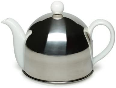 White Teapot with insulated cover