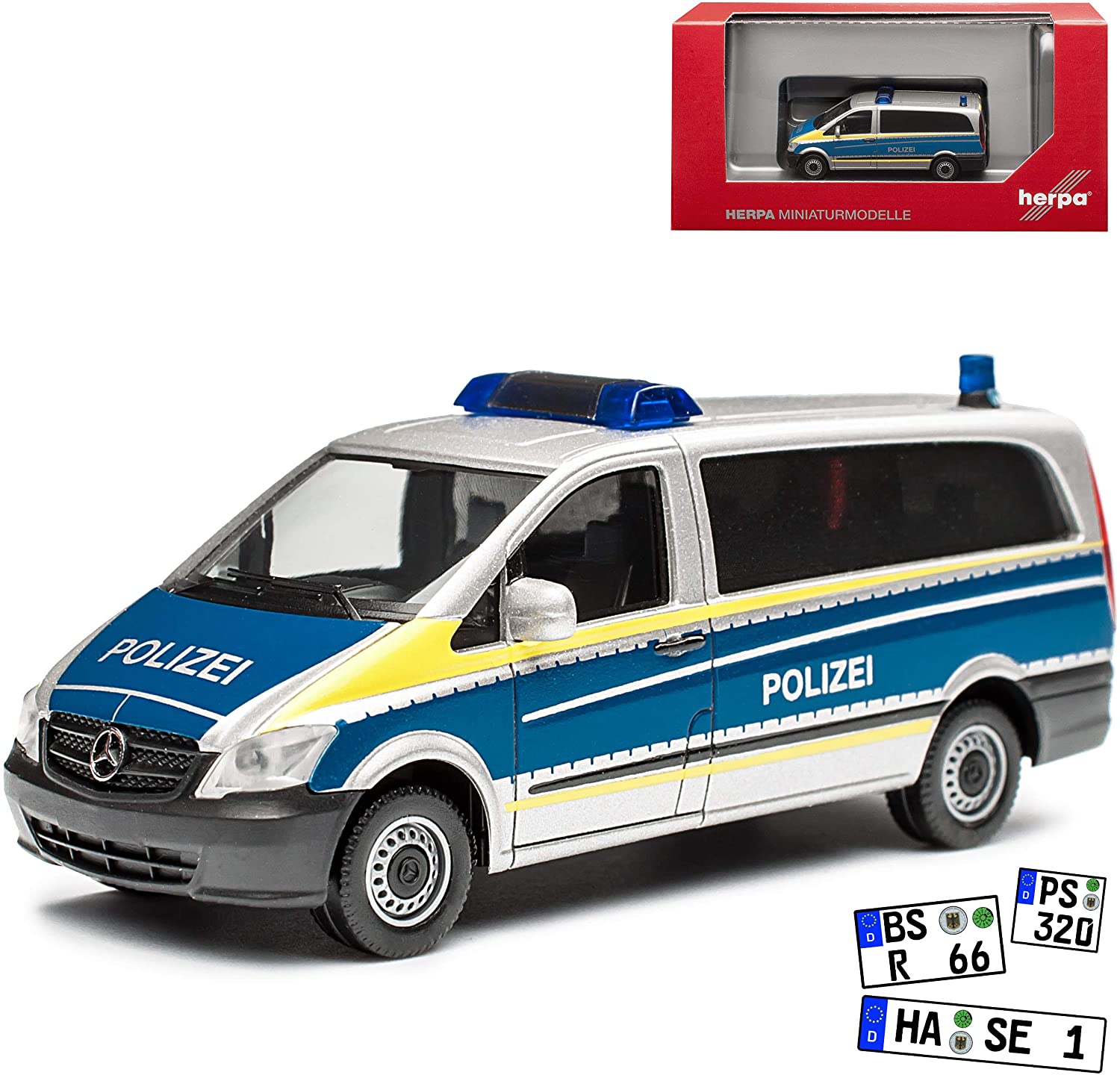 Mercedes-Benz Vito Police Saarland Persons Transporter Silver T5 From 2 Mod