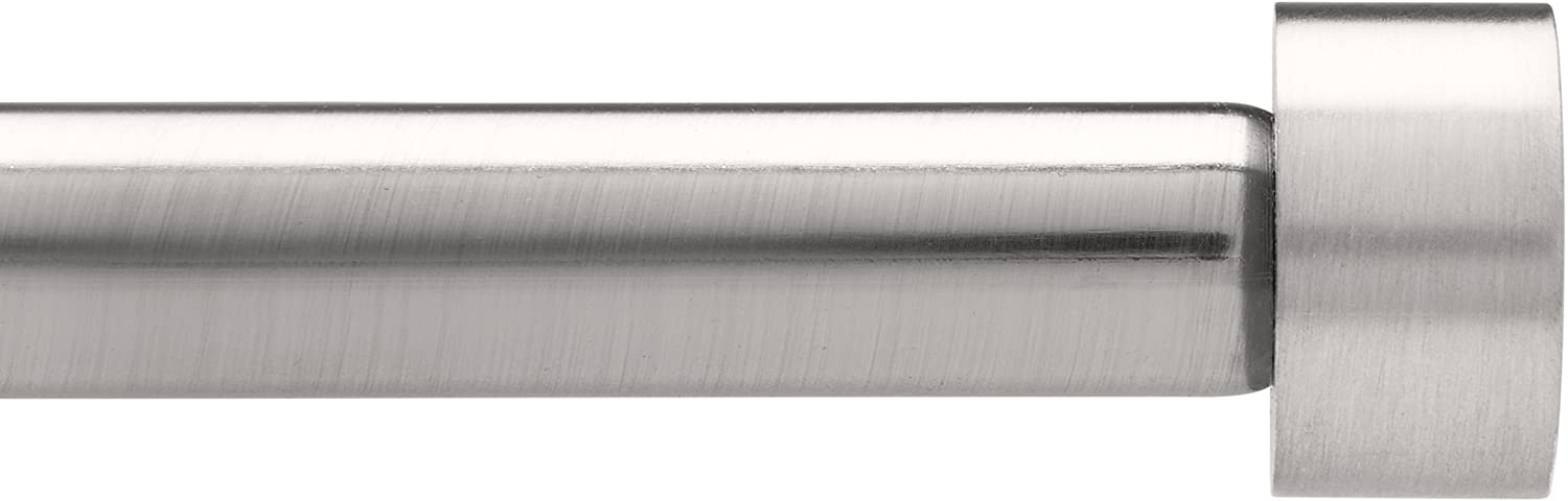 Umbra 182.6 - 365.7 Cm Cappa Single Curtain Rod, Nickel