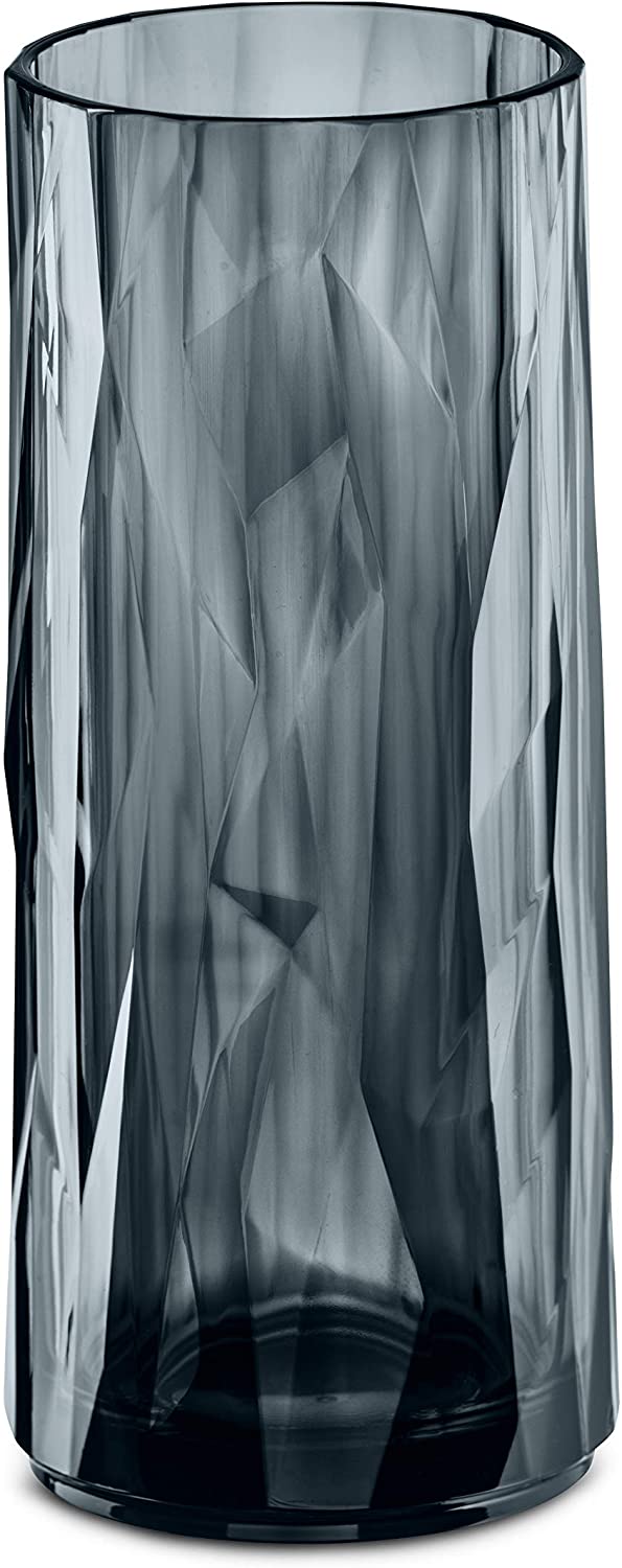 Koziol Club No. 3 3403540 Long Drink Glass Transparent Grey