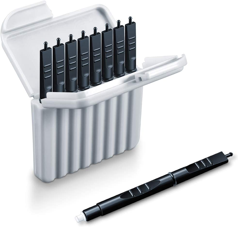 Beurer Cerumen filter for the care of the Beurer HA 60 pairs and HA 85 pairs of hearing aids, 32 cerumen filters on interchangeable rods in practical storage boxes